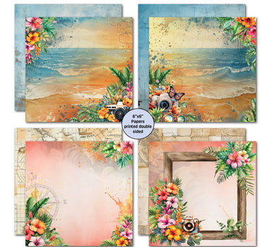 3Quarter Designs Tropic Excursion 6x6 Paper Pack