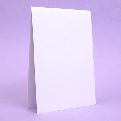 Cartes Blanches Pliées et Enveloppes - Format 17,8 cm x 12,7 cm