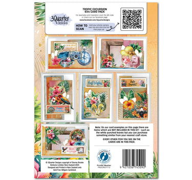 3Quarter Designs Tropic Excursion 6x4 Card Pack