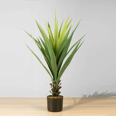 Plante artificielle d'agave Tila en pot 3 pi