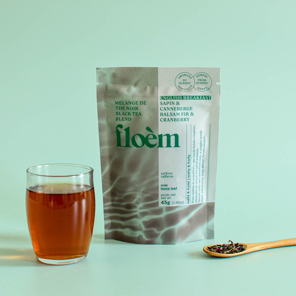 Loose Leaf Tea - English Breakfast Black Tea, Fir & Cranberry