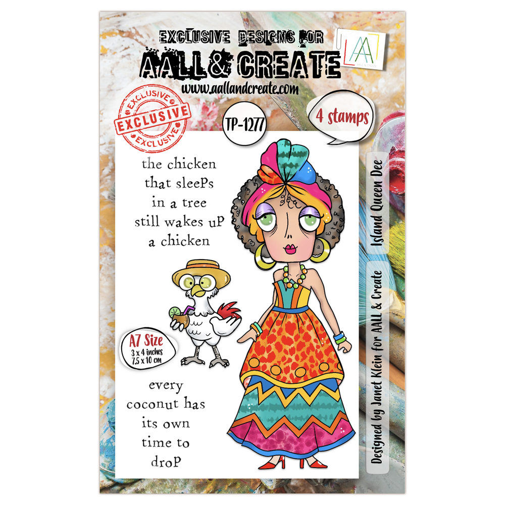 AALL and Create - Set de tampons A7 - Island Queen Dee