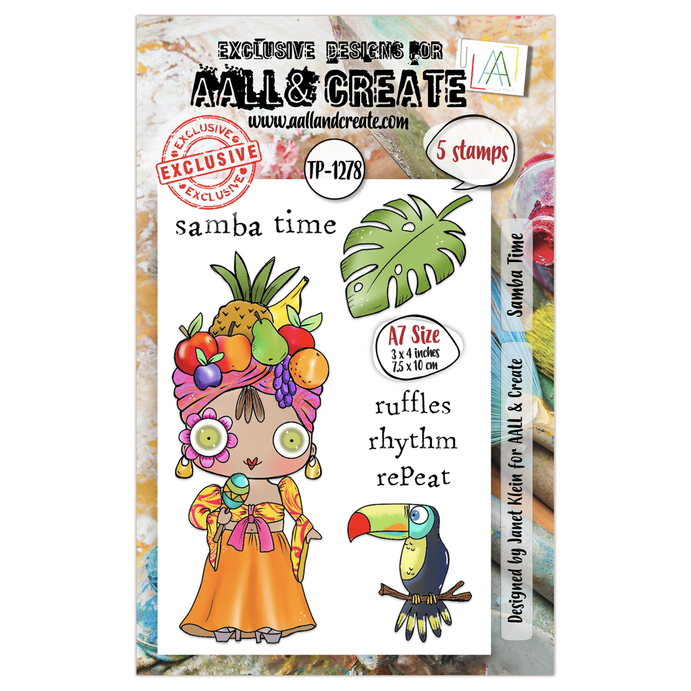 AALL and Create - Set de tampons A7 - Samba Time
