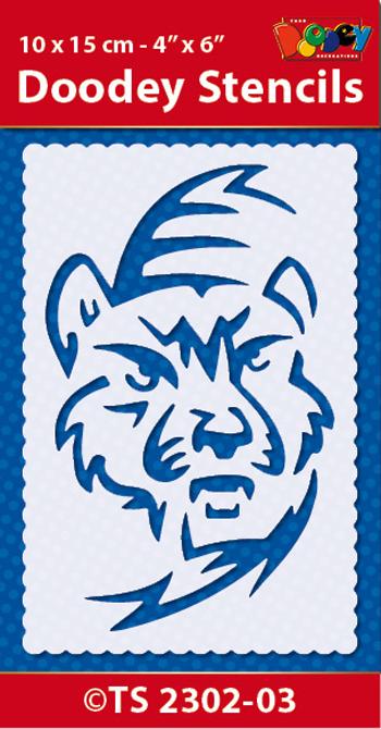 Pochoir 10x15 cm Tigre