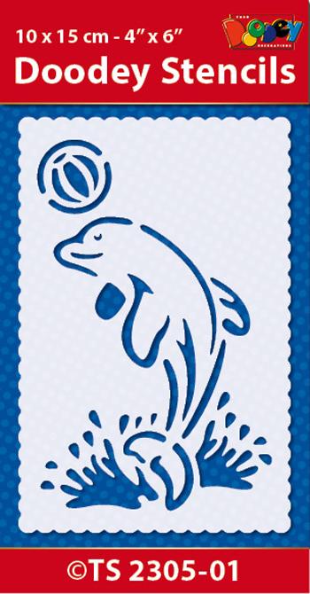 Pochoir 10x15 cm Dauphin