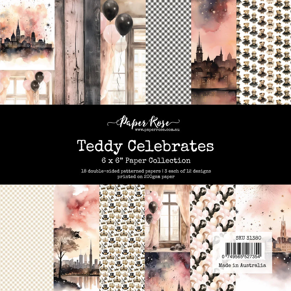 Collection de papiers 6x6 Teddy Célèbre 31380