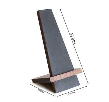 Black Leather Tilt Stand