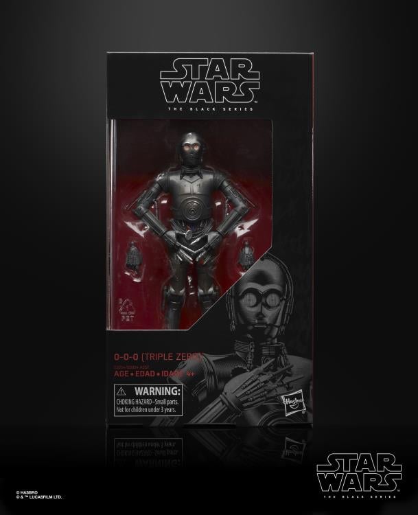 Star Wars : La série The Black Series 6 po 0-0-0 (Triple Zéro)