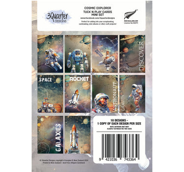 3Quarter Designs Cosmic Explorer Tuck N Play Cards Mini Set