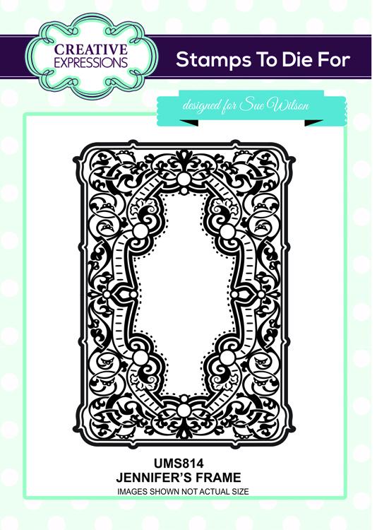 Creative Expressions Tampon prédécoupé Jennifer's Frame