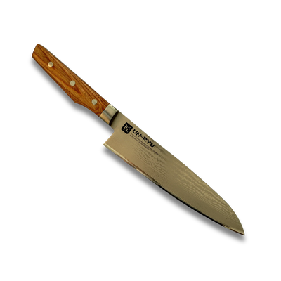 Un-Ryu VG-10 Gyuto Knife 210 mm | 33‑Layer, Damuscus steel