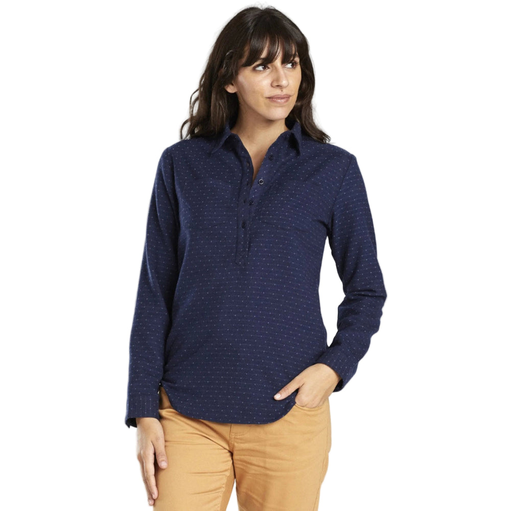 United By Blue Women's Lore Wool Popover Shirts — ScoutTech