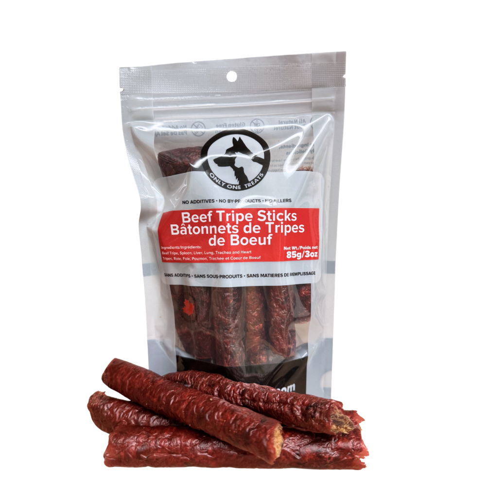 Bâtonnets de tripes de bœuf 85g