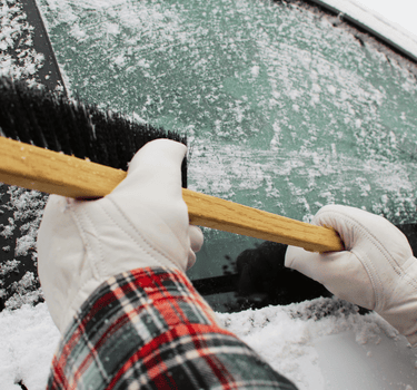 White Drivers Winter Lined