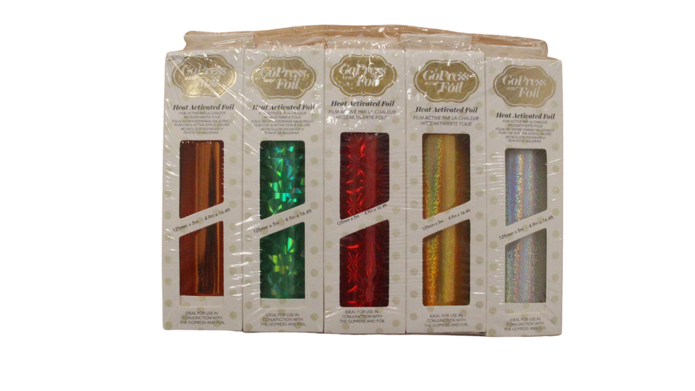 Traditional Christmas 5 Pack of Heat Activated Foils — Ecstasy Crafts