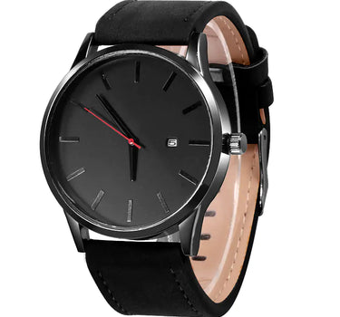 Leather Quartz Watch