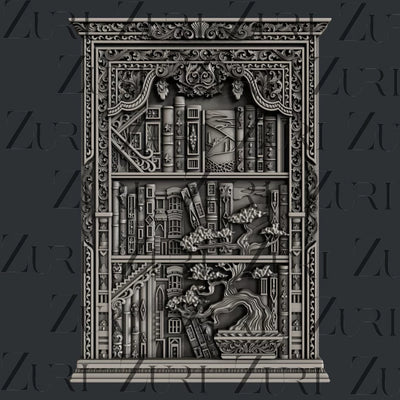Bibliothèque vintage Zuri Designs