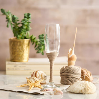 Verrerie à Champagne 8 oz - LAV VENUE - Ensemble de 6