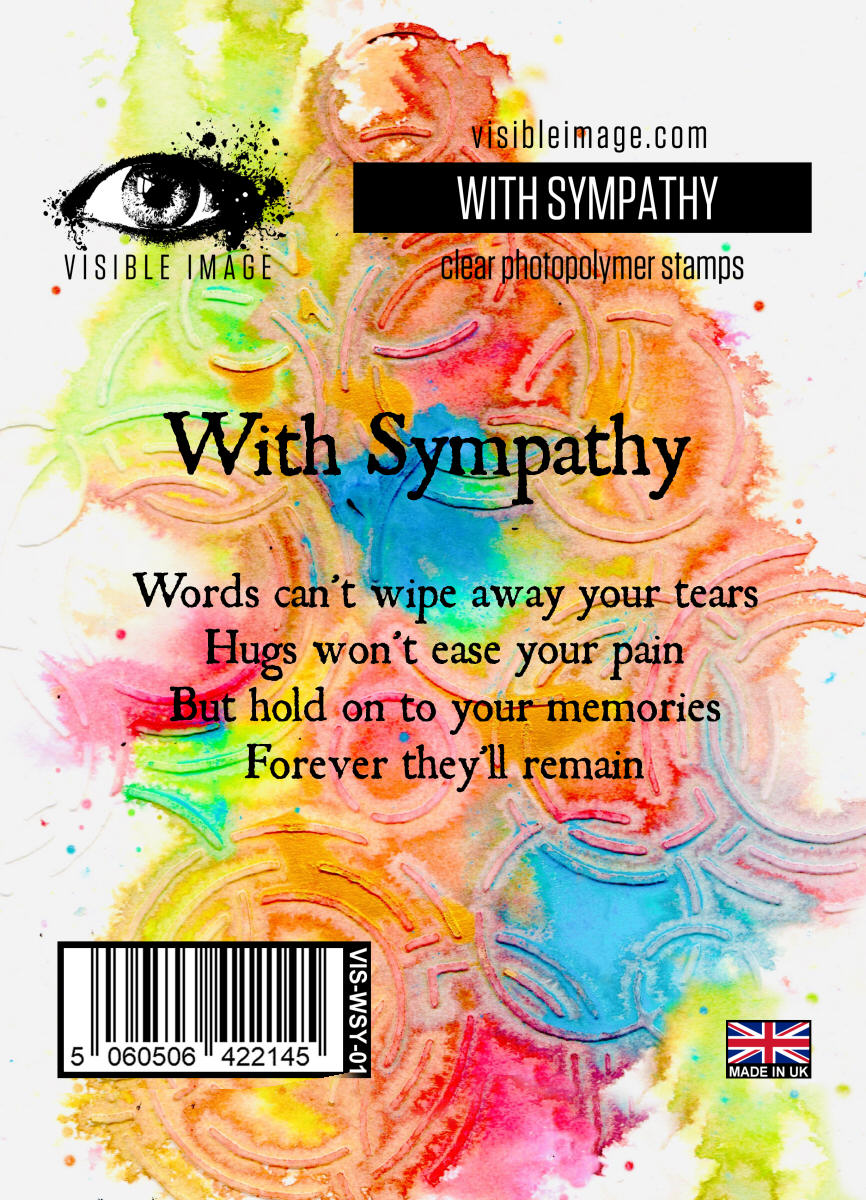 Visible Image Avec Sympathie - Set de Tampons A7