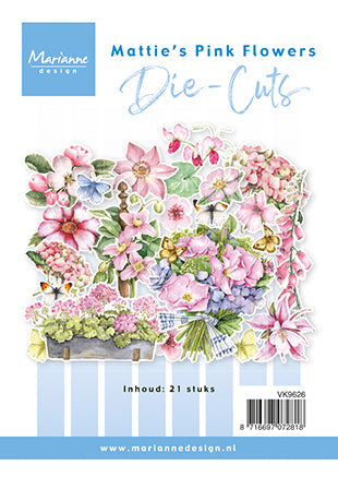 Marianne Design Découpes A6 - Fleurs Roses de Mattie