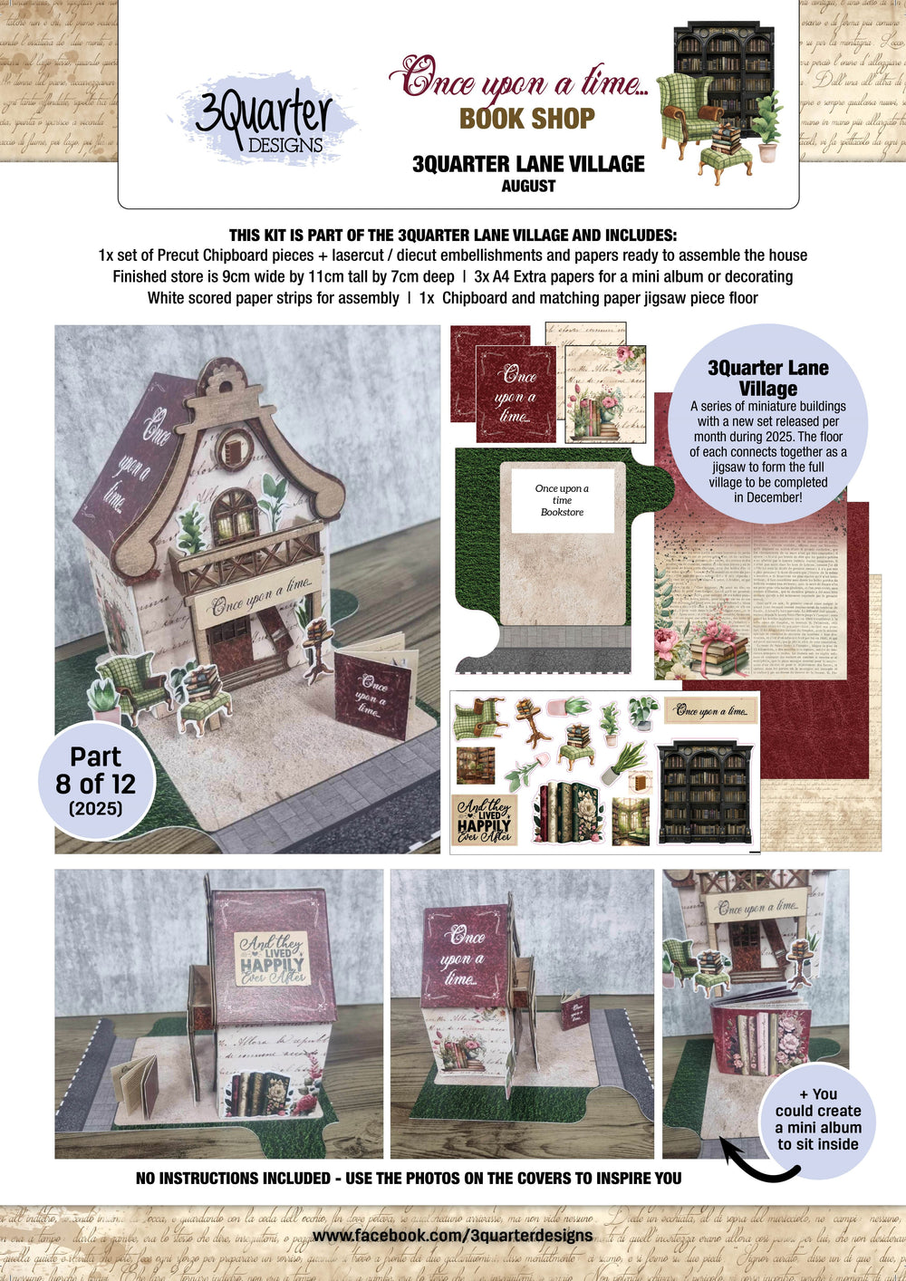 3Quarter Designs Lane Village - Librairie Il était une fois