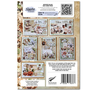 3Quarter Designs Wedded Bliss 6x4 Card Pack