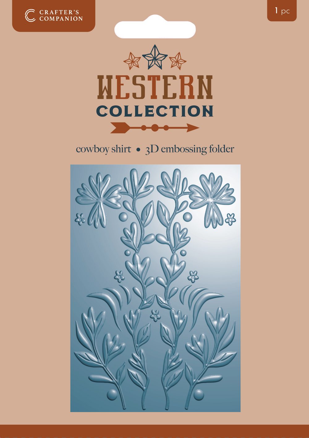 Dossier de gaufrage 3D Western Collection 10x15 cm - Chemise de cowboy