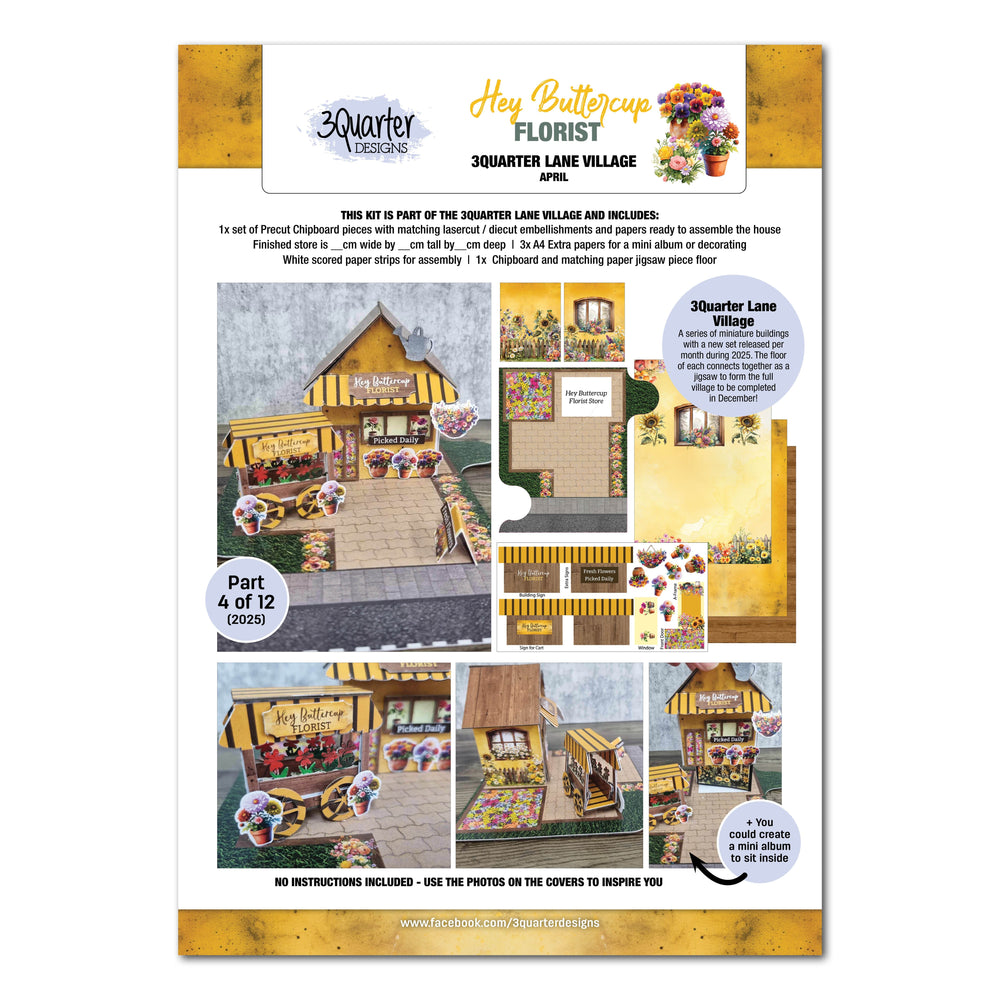 3Quarter Designs Lane Village - Hey Buttercup Fleuriste