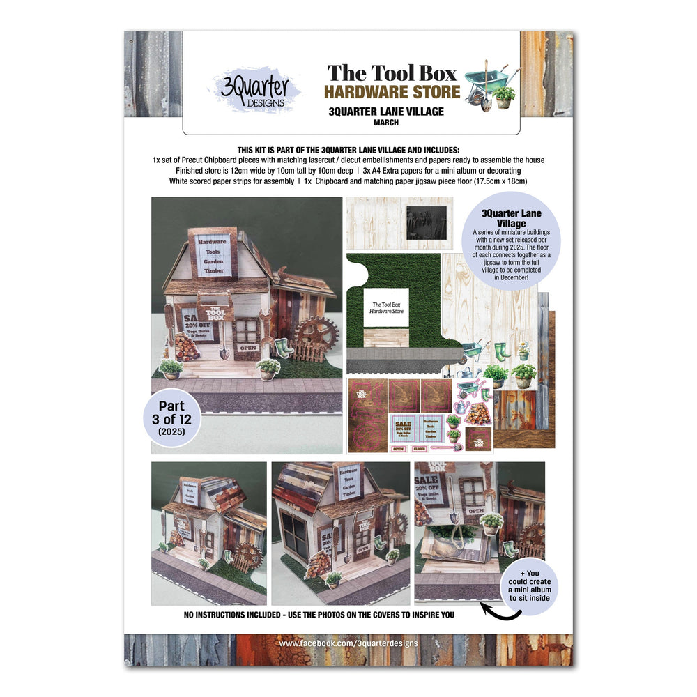 3Quarter Designs Lane Village - La Quincaillerie Tool Box