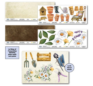 3Quarter Designs Green Thumb 12x12 Scrapbook Mini Collection