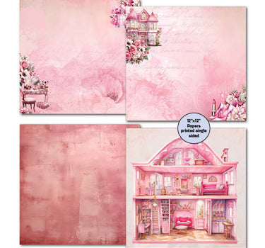 3Quarter Designs Doll House 12x12 Scrapbook Mini Collection