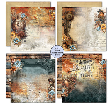 3Quarter Designs Invention Age 12x12 Scrapbook Collection
