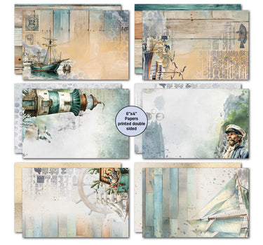 3Quarter Designs Maritime Tides 6x4 Card Pack
