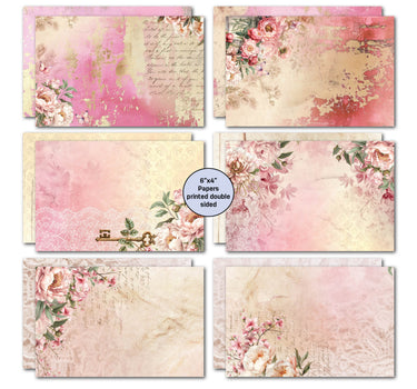 3Quarter Designs Blossoming Peonies 6x4 Card Pack