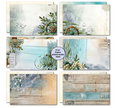 3Quarter Designs Maritime Tides 6x4 Card Pack