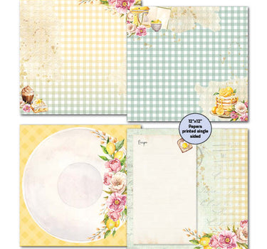 3Quarter Designs Family Recipe 12x12 Scrapbook Mini Collection