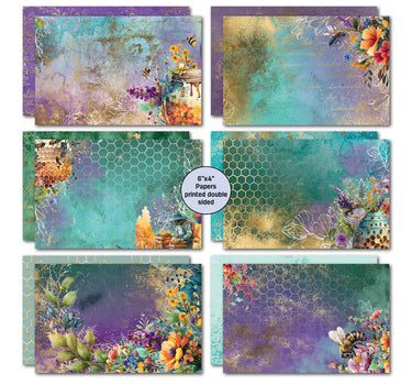 3Quarter Designs Bee Happy 6x4 Card Pack