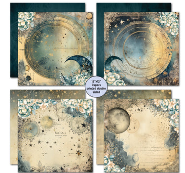 3Quarter Designs Celestial Skies 12x12 Scrapbook Collection