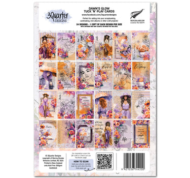 3Quarter Designs Dawns Glow - Tuck N Play Cards