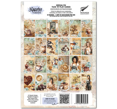 3Quarter Designs Mocha Fix - Tuck N Play Cards