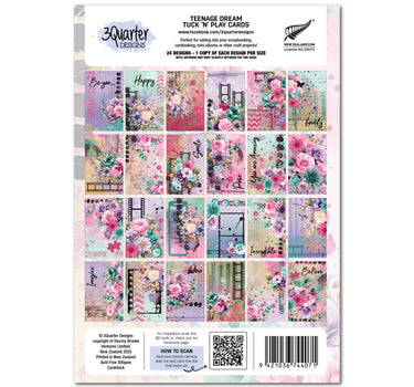 3Quarter Designs Teenage Dream - Tuck N Play Cards