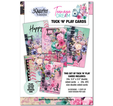 3Quarter Designs Teenage Dream - Tuck N Play Cards