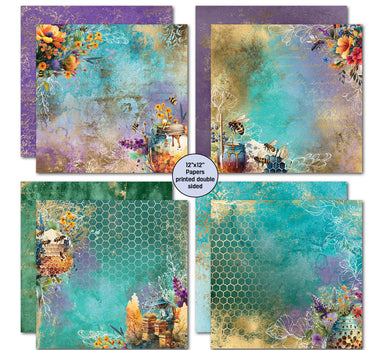 3Quarter Designs Bee Happy 12x12 Scrapbook Collection