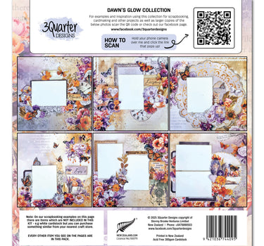 3Quarter Designs Dawns Glow 12x12 Design Paper & Diecuts Set