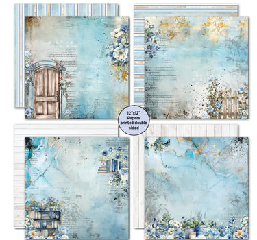 3Quarter Designs Delicate Harmony 12x12 Design Paper & Diecuts Set