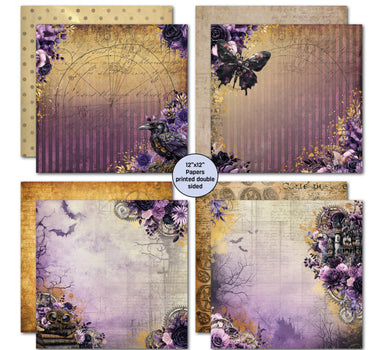 3Quarter Designs Gothic Innovation 12x12 Design Paper & Diecuts Set