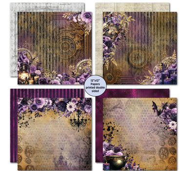 3Quarter Designs Gothic Innovation 12x12 Design Paper & Diecuts Set