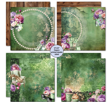 3Quarter Designs Girls Weekend 12x12 Design Paper & Diecuts Set