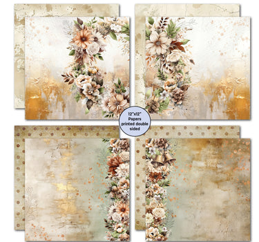 3Quarter Designs Wedded Bliss 12x12 Design Paper & Diecuts Set