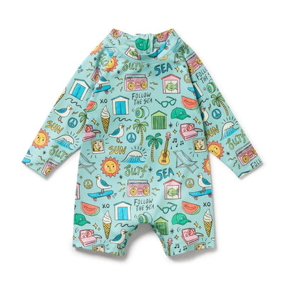 Sun Surf & Sea One Piece Boyleg Swimsuit | Wilson + Frenchy
